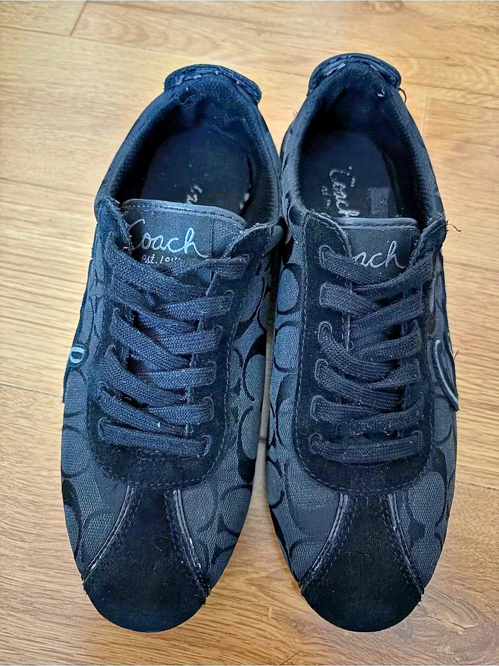 Coach Black Sneakers US 8M